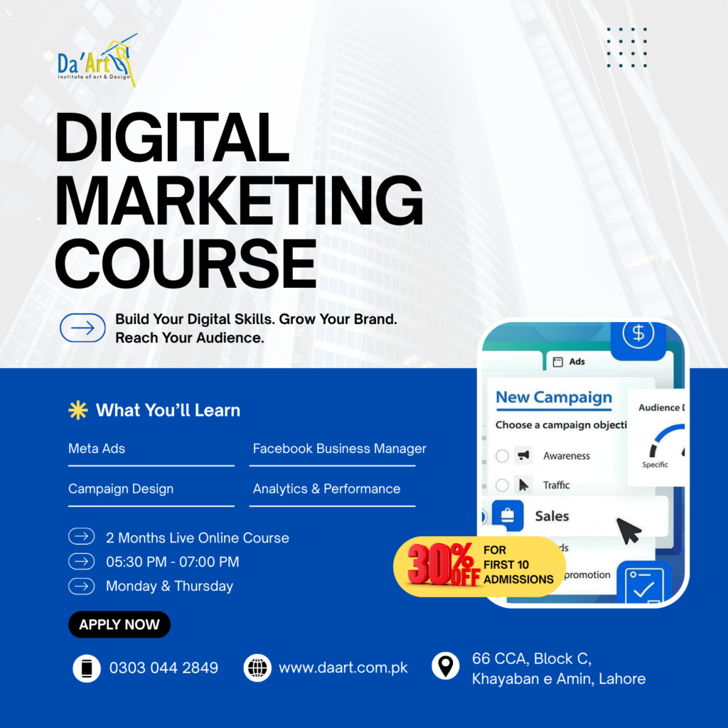 Teal and Orange Modern Digital Marketing Course Instagram Post (1080 x 1080 px) (1080 x 1920 px)